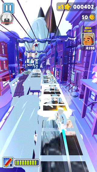 地铁跑酷猫羽雫版本1