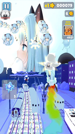 地铁跑酷猫羽雫版本2