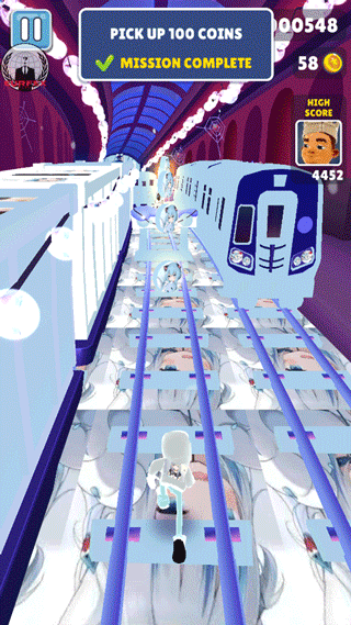 地铁跑酷猫羽雫版本3