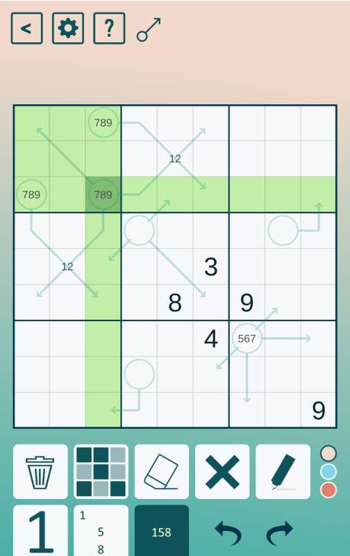 箭头数独3