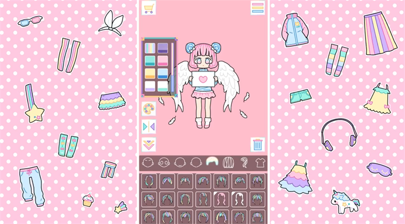 粉彩女孩汉化版(全服装解锁)1