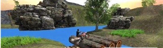 摩托车斜坡疯狂特技1