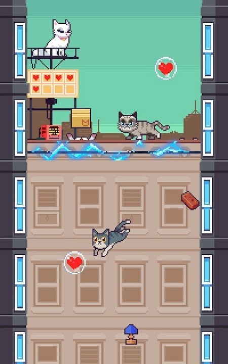 像素猫咪跳跃2
