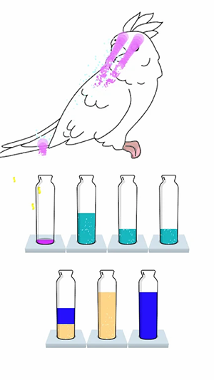 绘画排序着色难题1