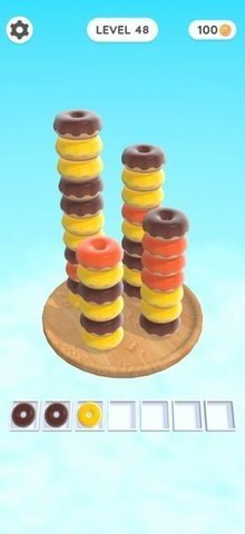 甜甜圈匹配大师(Stack Match 3D)3