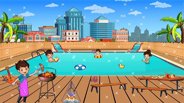 夏季泳池派对1
