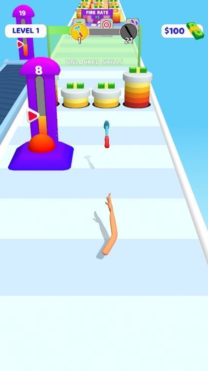 锤子投掷命中跑2