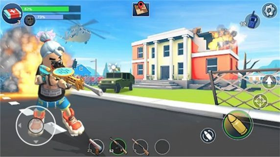 香肠跳伞吃鸡派对1