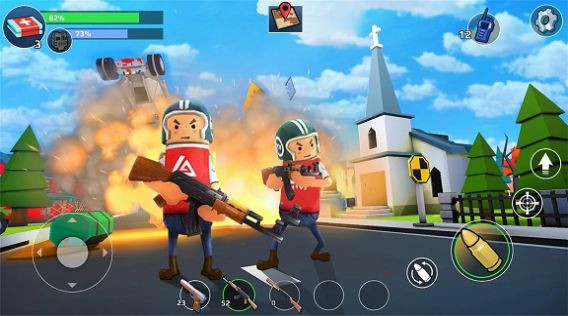 香肠跳伞吃鸡派对2