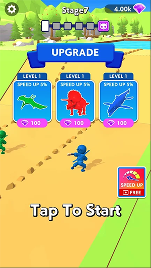 恐龙忍者赛跑1