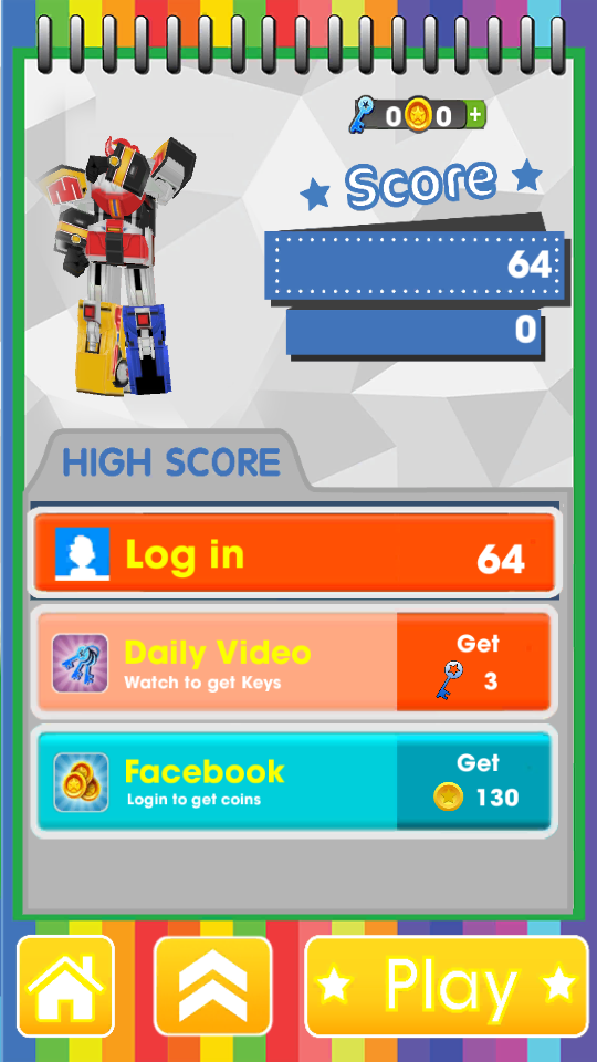 机器人地铁跑酷0