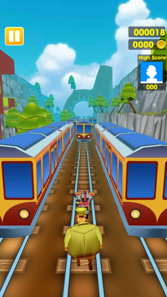 机器人地铁跑酷1