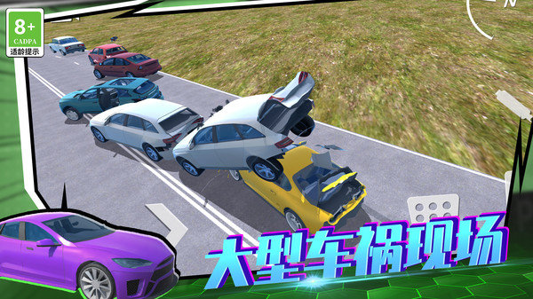 狂野赛车3D无限金币版2