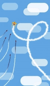 躲避导弹的飞机1