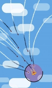 躲避导弹的飞机2