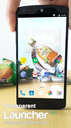 透明屏幕桌面启动器3