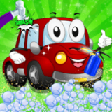 小孩洗车