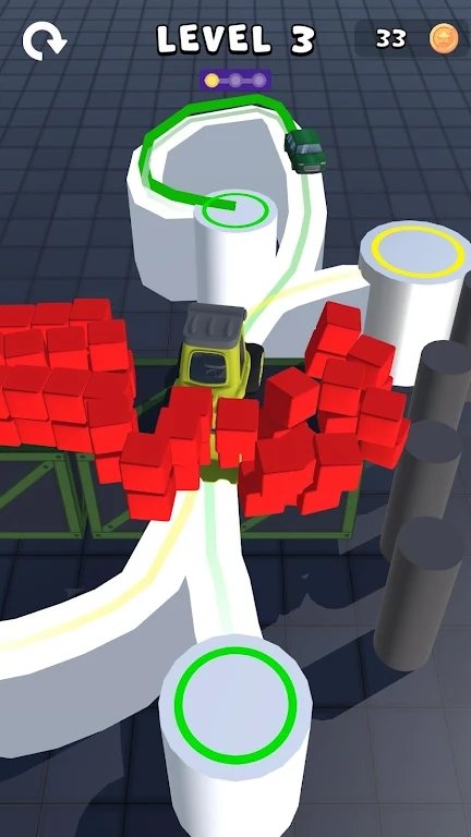 画线停车谜题3D3