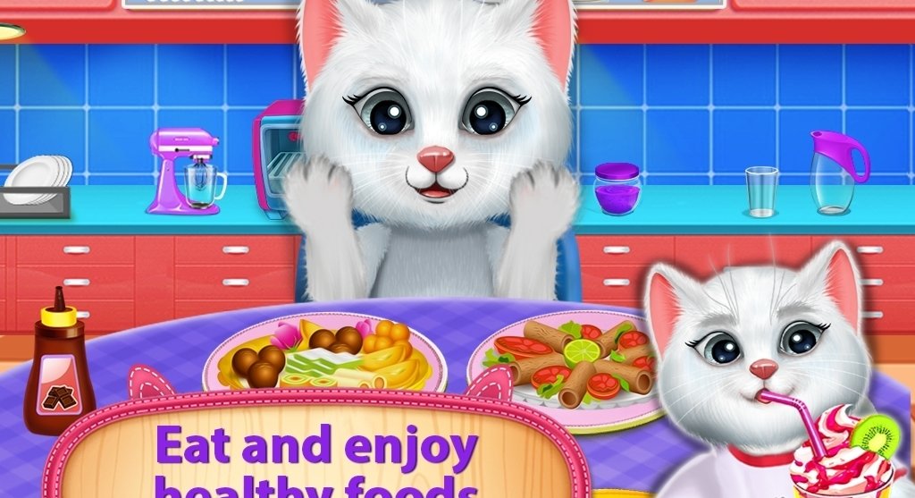 猫咪的睡前活动2