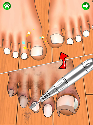 时尚美足店修个脚1