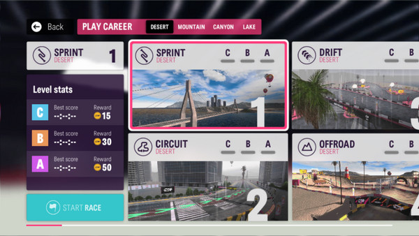 拉力地平线内置菜单 拉力地平线内置菜单