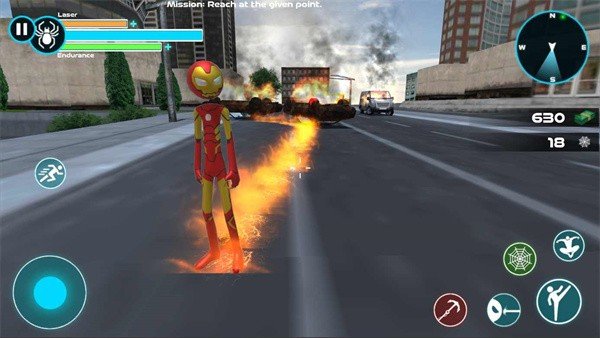 蜘蛛火柴人绳索英雄免广告版2