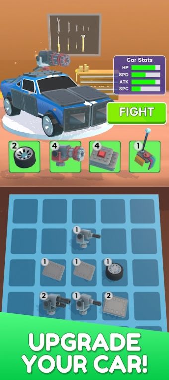 升级汽车并战斗0
