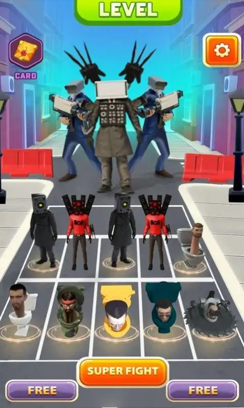 厕所人怪物英雄战斗0