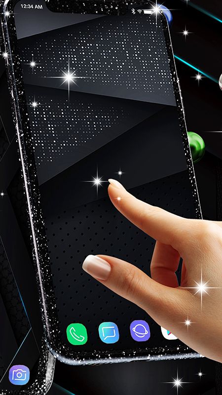 黑色高清动画壁纸1