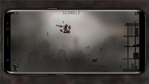 刀子攻击火柴人战斗0