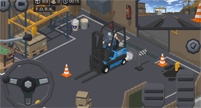 叉车极限物理模拟器0