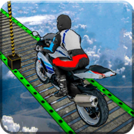 摩托车空中赛道游戏图标