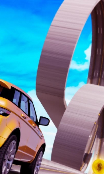 斜坡赛车空中赛道3