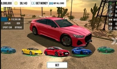 手动挡停车场奥迪RS7模组2