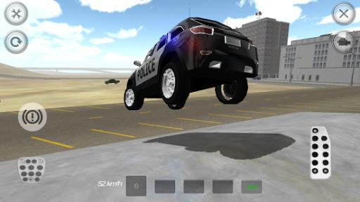 4WD SUV Police Car Driving0