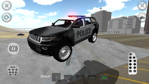 4WD SUV Police Car Driving1