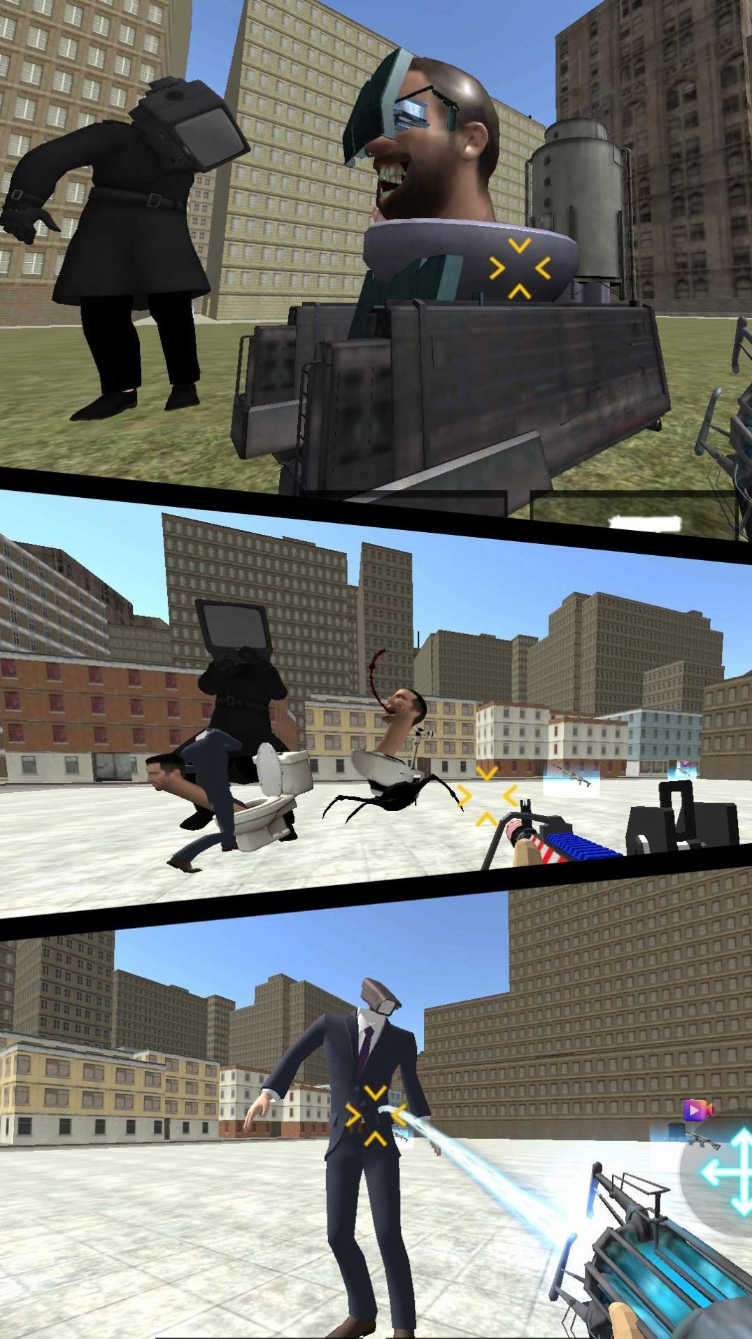 马桶人vs监控人战争2