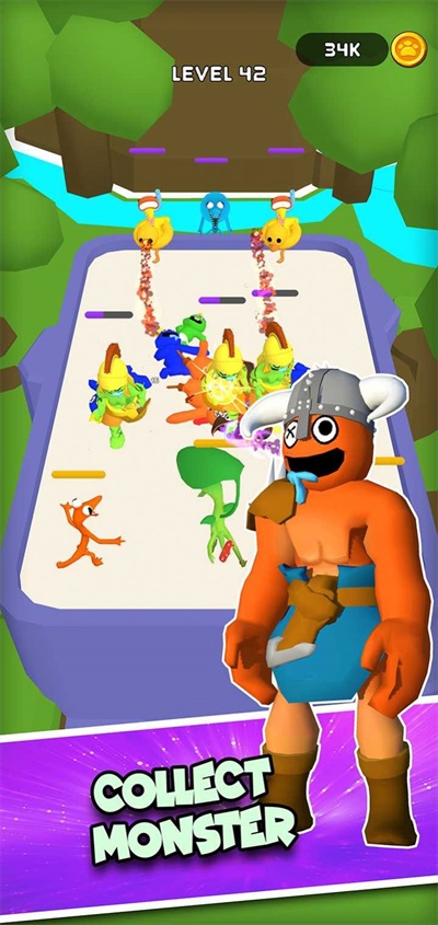 合并彩虹蓝色怪物0