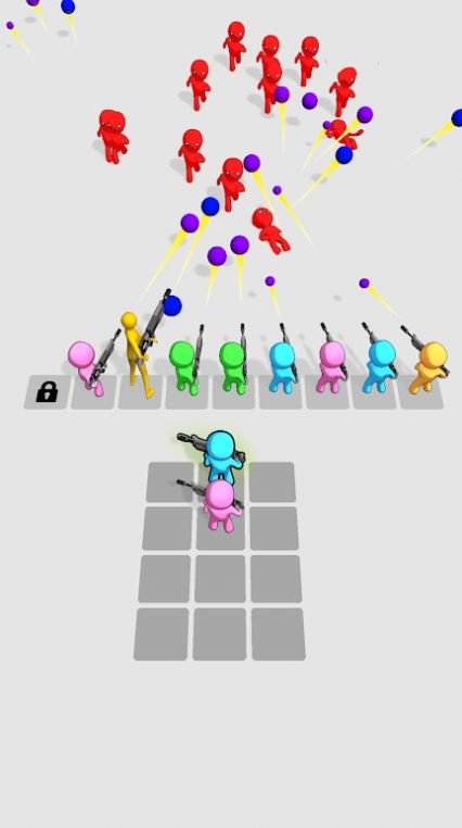 合并火柴人排序射击2