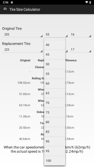 轮胎计算器安卓