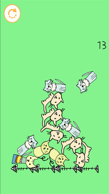 滑稽猫叠叠乐1