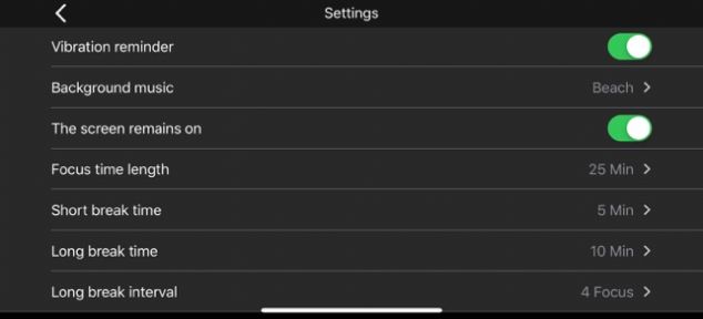 一个黑色全屏的计时器3