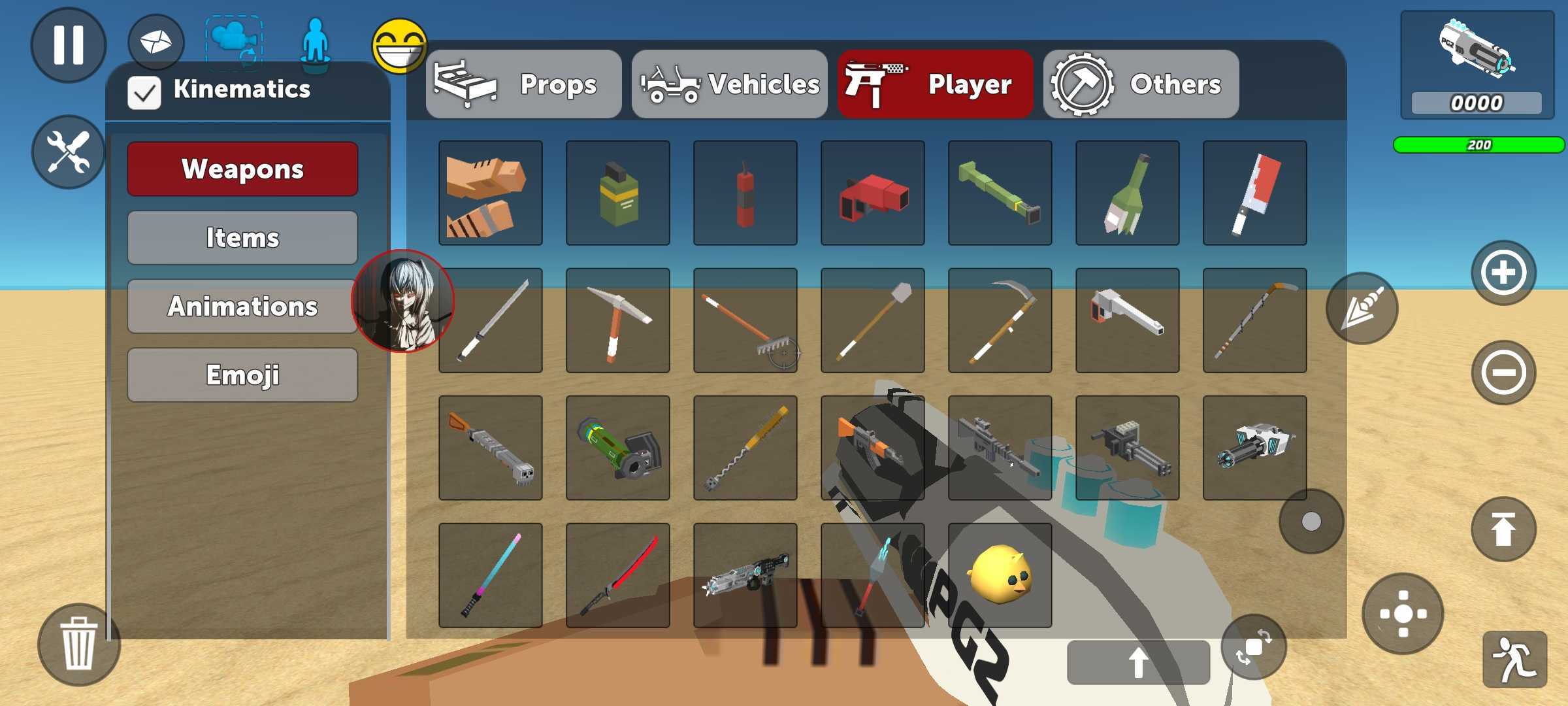 简单的沙盒2全物品解锁