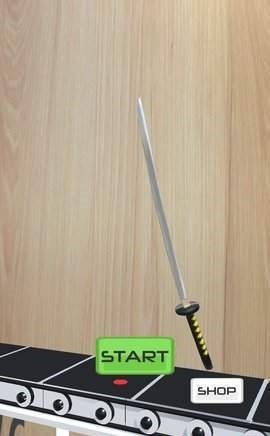 武士刀碎花瓶2