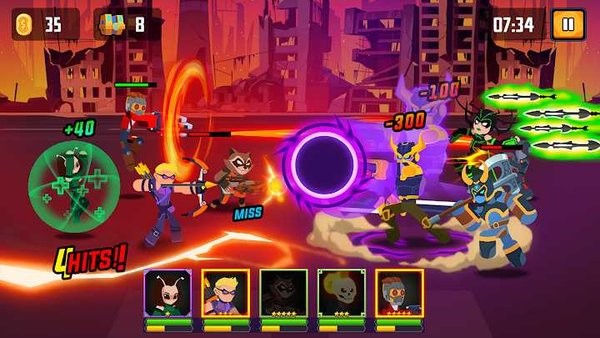 空闲火柴人英雄战斗1