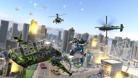 豪华轿车飞行机器人1