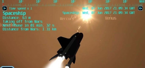 高级太空飞行游戏0