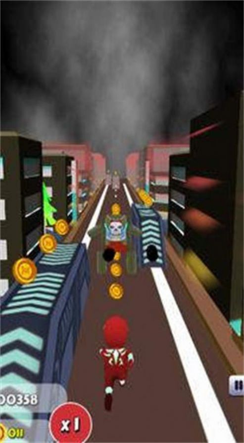 绿色地铁奔跑的蜘蛛0