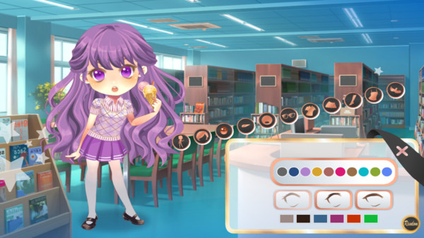 动漫校园装扮女孩游戏1