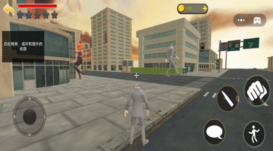 泰坦巨人城市破坏1